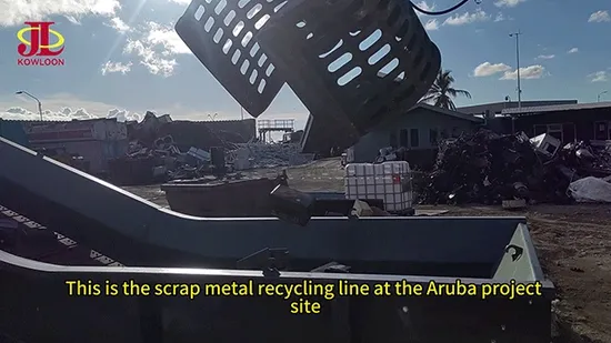 2024 Scrap Metal Recycling Plant Waste Car Auto Steel Iron Aluminium Recycling Line System